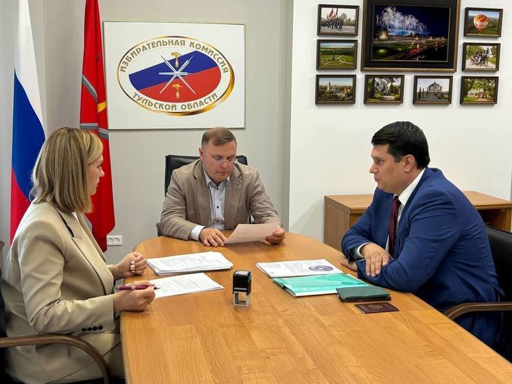 Алексей Лебедев подал документы для участия в выборах губернатора Тульской области