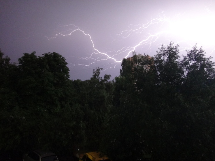 В Саратове прошел невидимый дождь