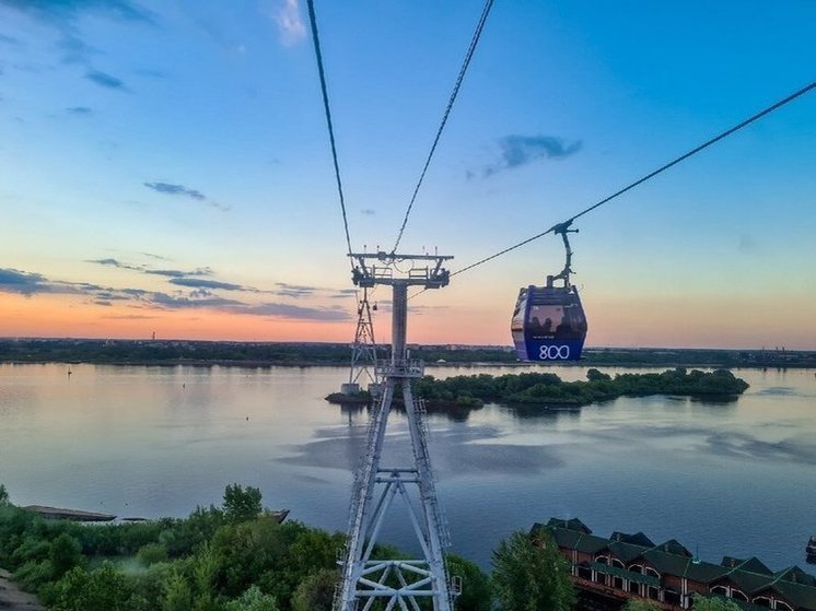 Нижегородская канатная дорога снова приостановит свою работу
