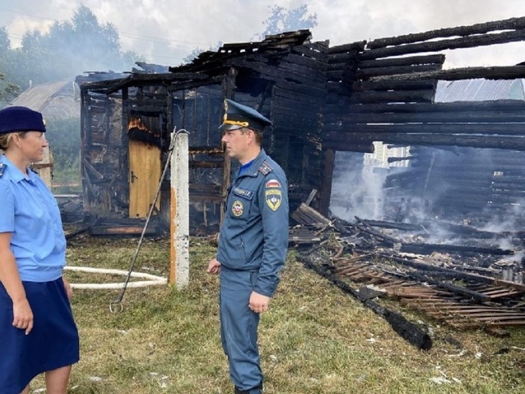 Ярославские следователи выяснили, по какой причине заживо сгорела женщина в Брейтовском районе