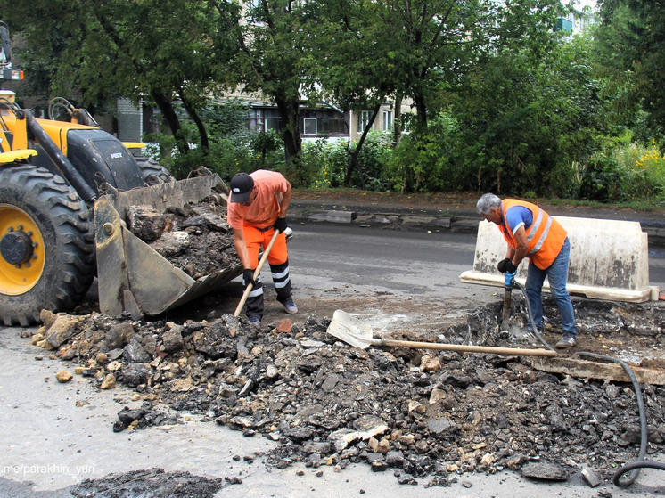 В Орле начался ремонт проблемного участка на улице Цветаева