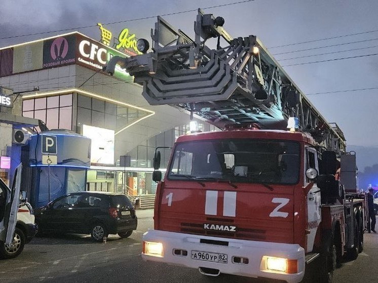 СК проводит проверку из-за пожара в симферопольском ТЦ «Лоцман»