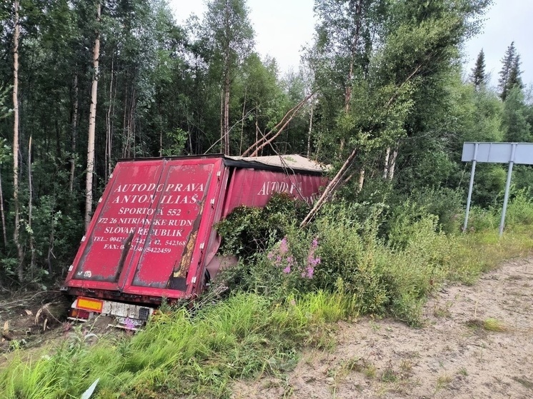 Мужчина пострадал в ДТП с участием фуры под Апатитами