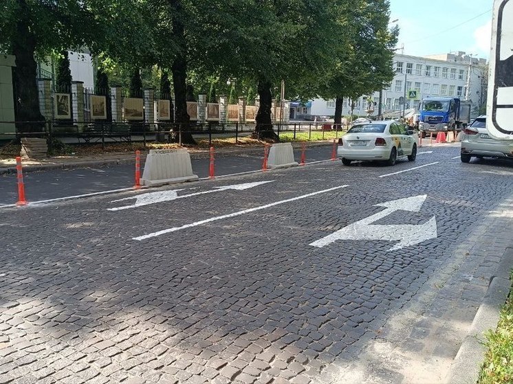  На Пролетарской улице с 1 августа установят одностороннее движение