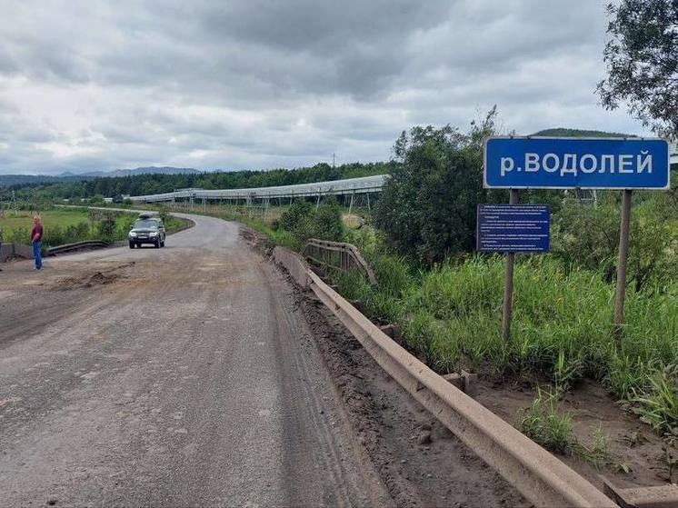 Проезд вместо моста через реку Водолей на Сахалине появится в течение суток