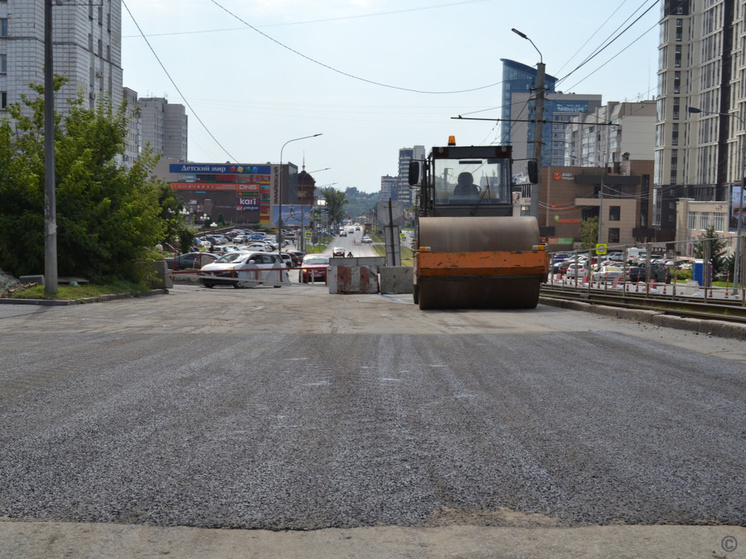 В Барнауле восстановили движение транспорта по проспекту Красноармейскому