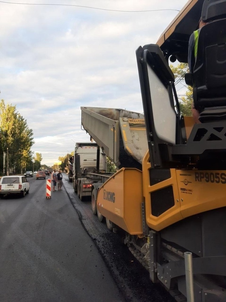 Московские службы ремонтируют дороги в ДНР