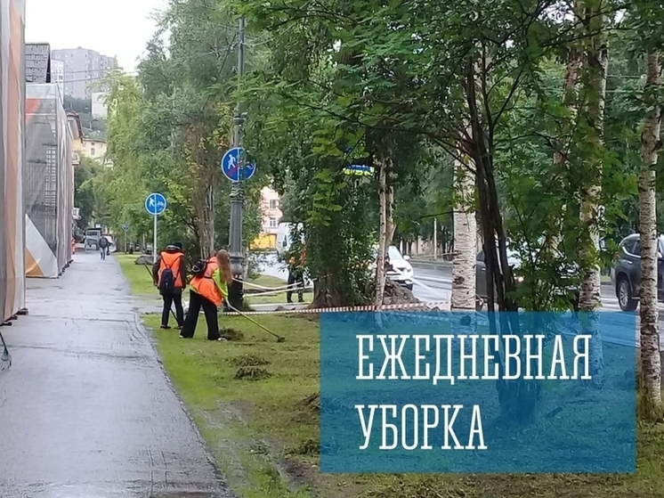 Более 70 единиц техники вышли на уборку Мурманска