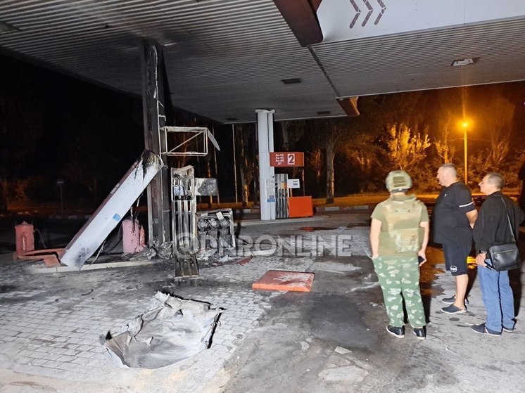 Целью атаки ВСУ стала заправка в Донецке