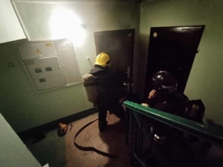 Из-за ночного пожара в жилом доме во Владимирской области эвакуировали целый подъезд