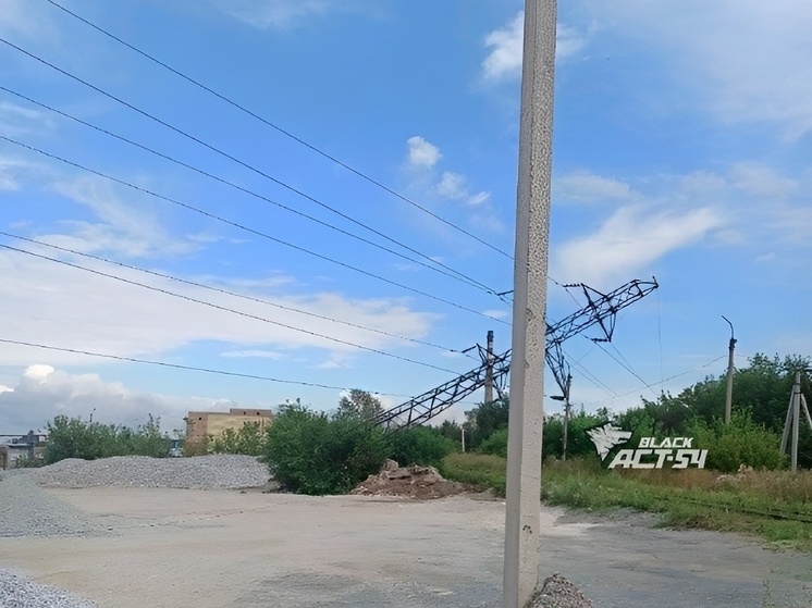 Без света остались Бердск, Искитим и Академгородок: погрузчик повредил опору ЛЭП