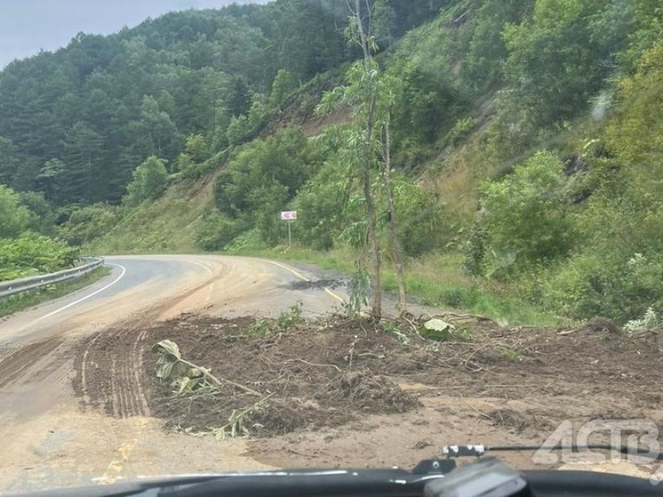 В Невельском районе произошло ДТП на заваленной грязью трассе