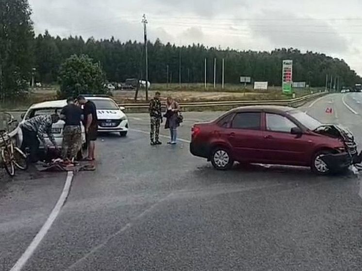 Две девушки пострадали в ДТП с Chevrolet и Lada на трассе М-6 в Ряжском районе