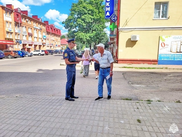 Смоленские пожарные провели профилактические рейды