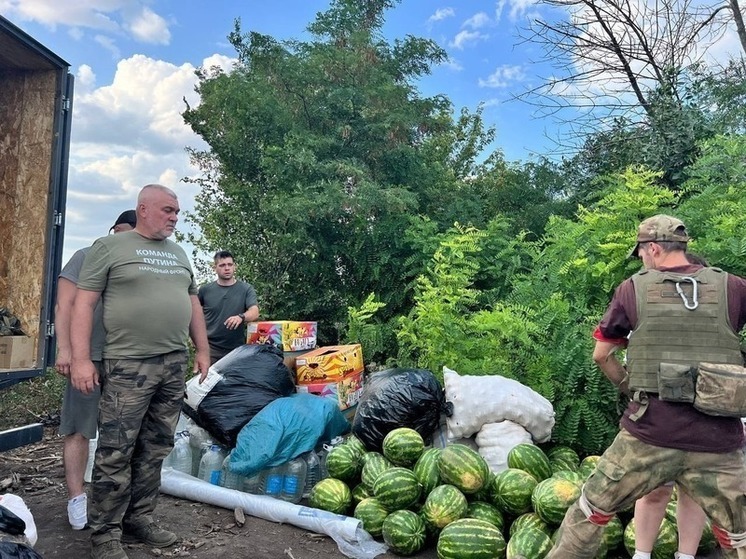 Активисты из Астраханской области отправили в Кременской район ЛНР четыре тонны гуманитарной помощи