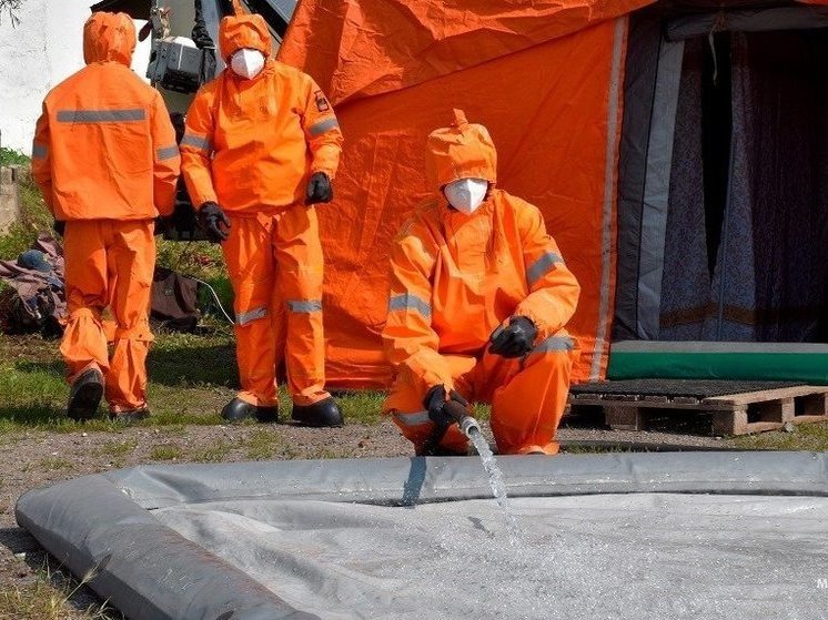 МЧС провело масштабное учение по борьбе с биоугрозой в Хабаровском крае