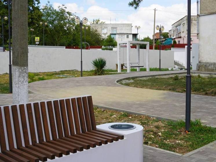 В Крымском районе строят новый парк