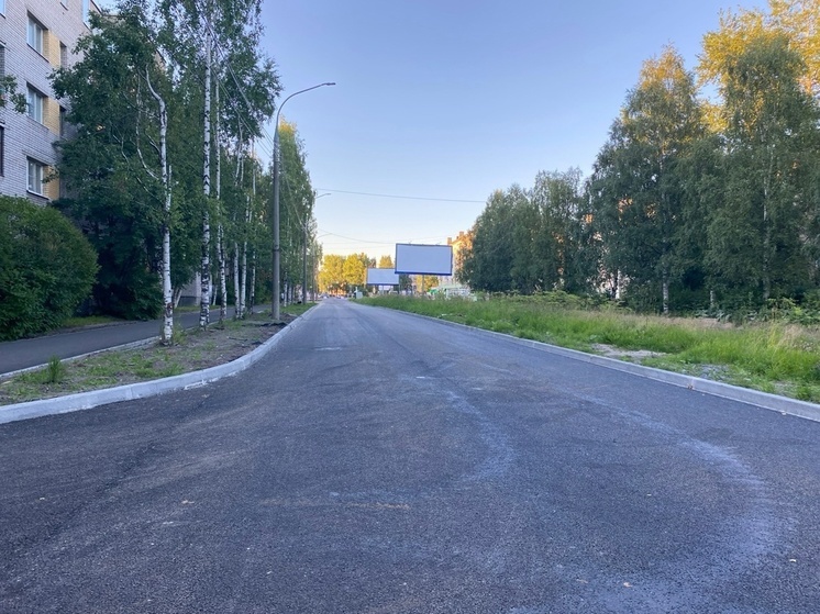 В Архангельске продолжается ремонт проспекта Ломоносова