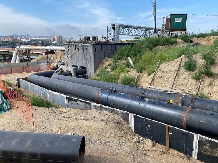 В Улан-Удэ на третьем мосту через Уду обустроена теплотрасса