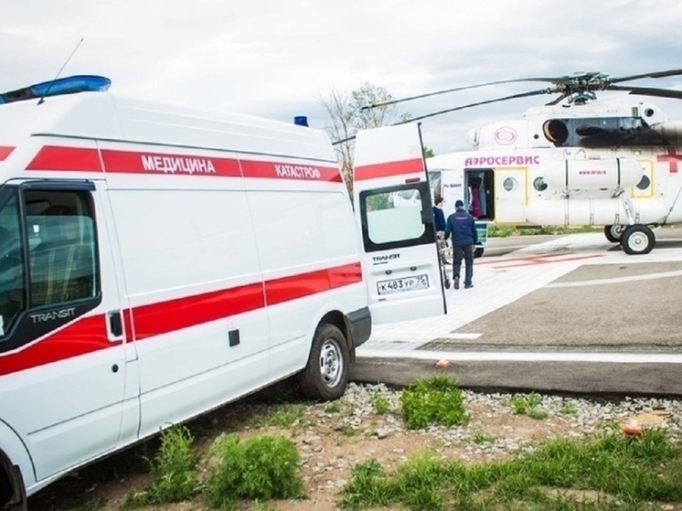 Медицина катастроф Бурятии эвакуировала маленького ребенка из Забайкалья