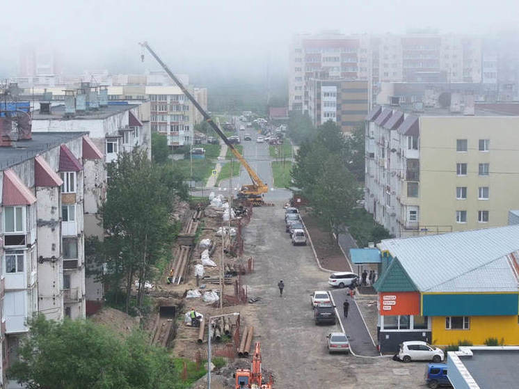 В Петропавловске-Камчатском строятся дполнительные парковки