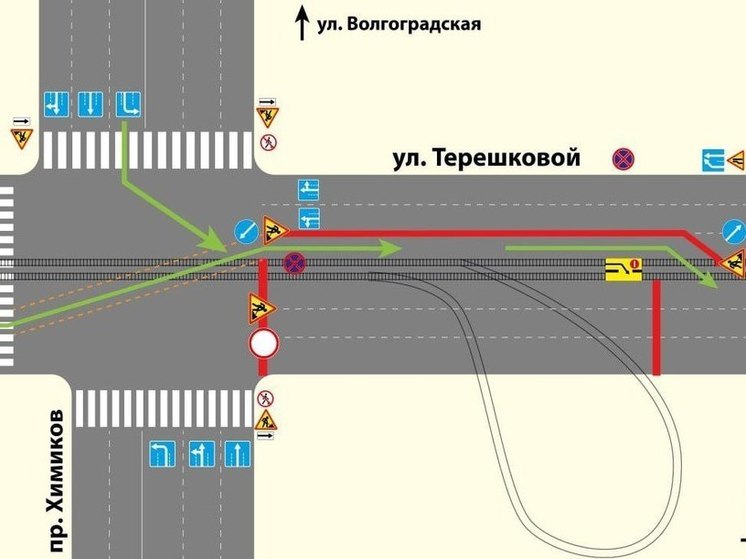 Схема движения на улице Терешковой изменится в Кемерове