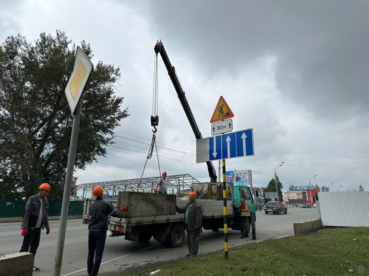 На Павловском тракте в Барнауле с 11 августа вводится реверсивное движение