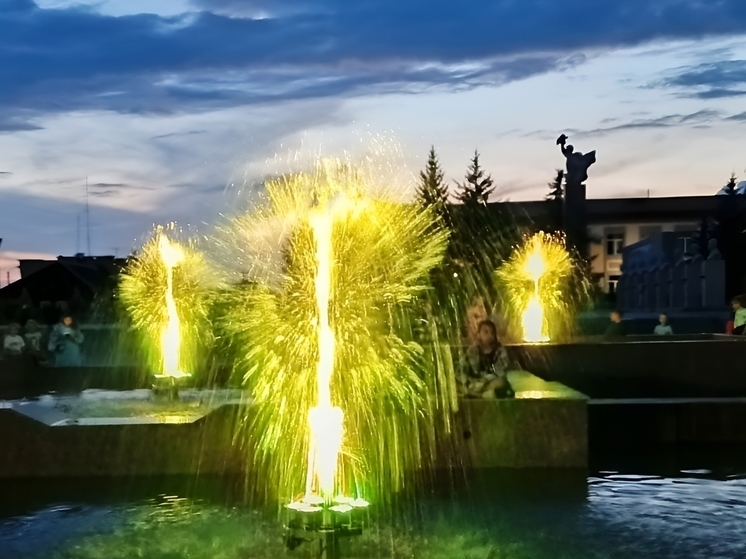 Новый фонтан появился на улице Московской в Никольске