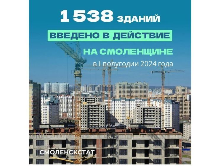 На Смоленщине рост в строительной отрасли составил почти 40%