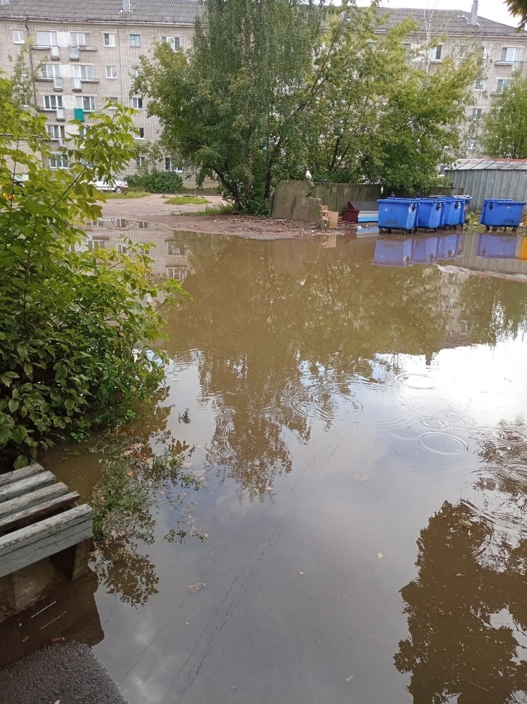Тонущий двор показал пскович