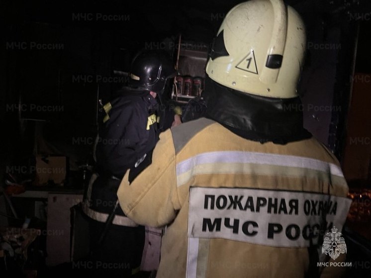 В Холмске загорелась коляска в коридоре жилого дома