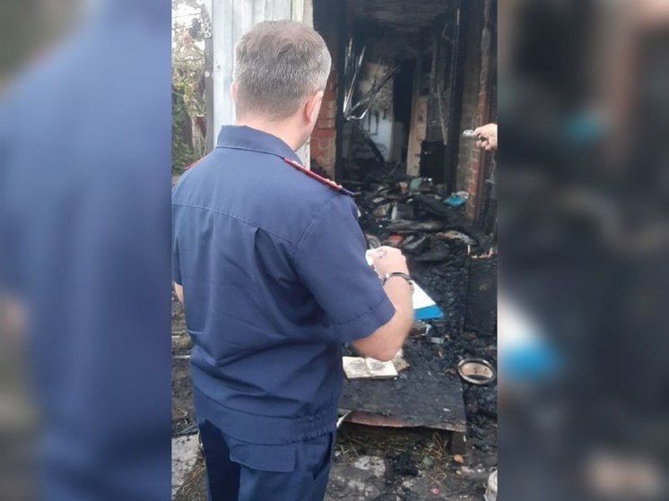 В Абинском районе в результате пожара погиб пенсионер