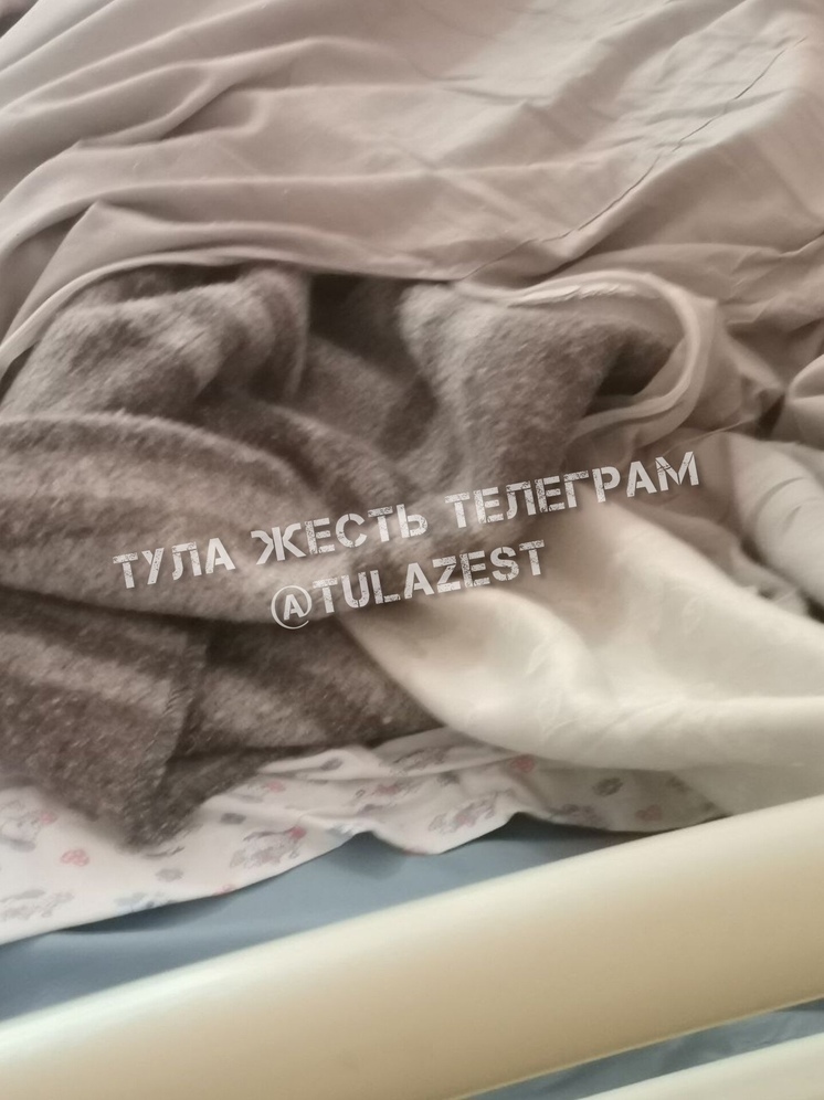 Туляков шокировали рваное одеяло и насекомые в городской больнице