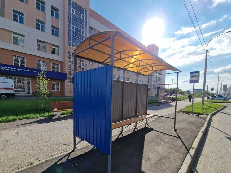 В Барнауле рядом с «суперполиклиникой» появилась новая остановка