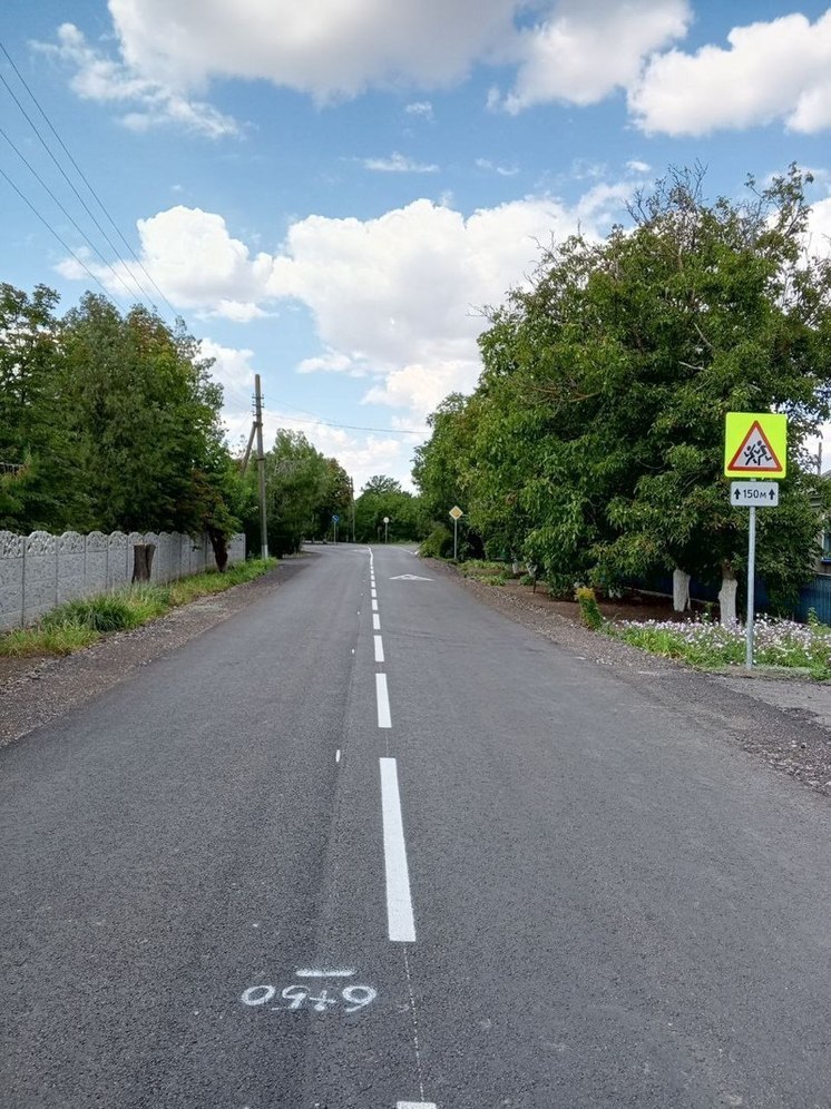 В Отрадовке на Херсонщине отремонтировали уличную дорогу