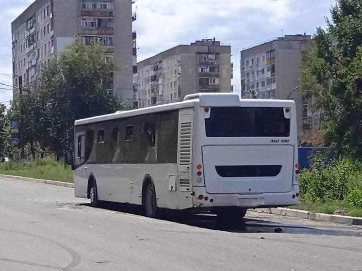 ВСУ атаковали автобус с пассажирами в Лисичанске