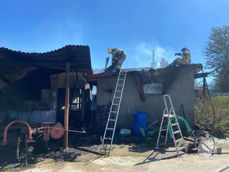 Калининградские спасатели ликвидировали пожар на Куршской косе