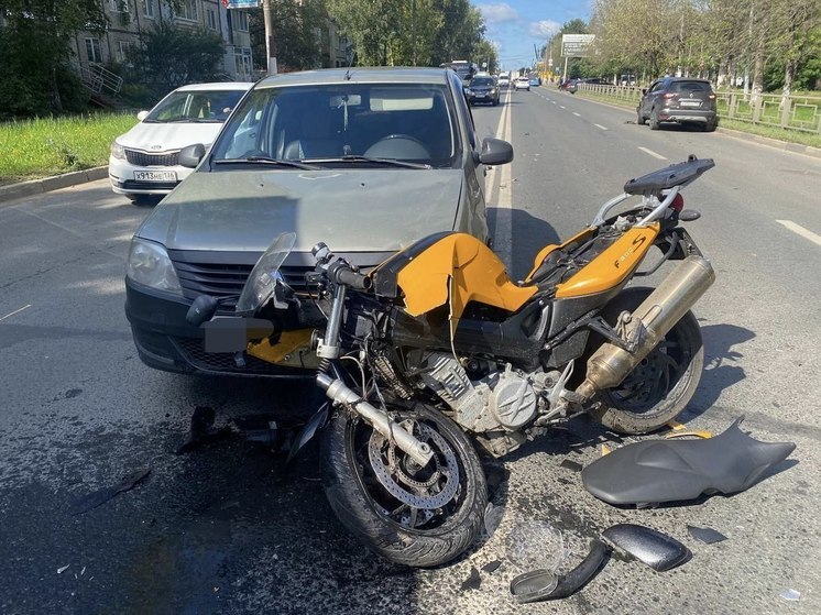 В ГАИ рассказали подробности аварии с мотоциклисткой в Твери