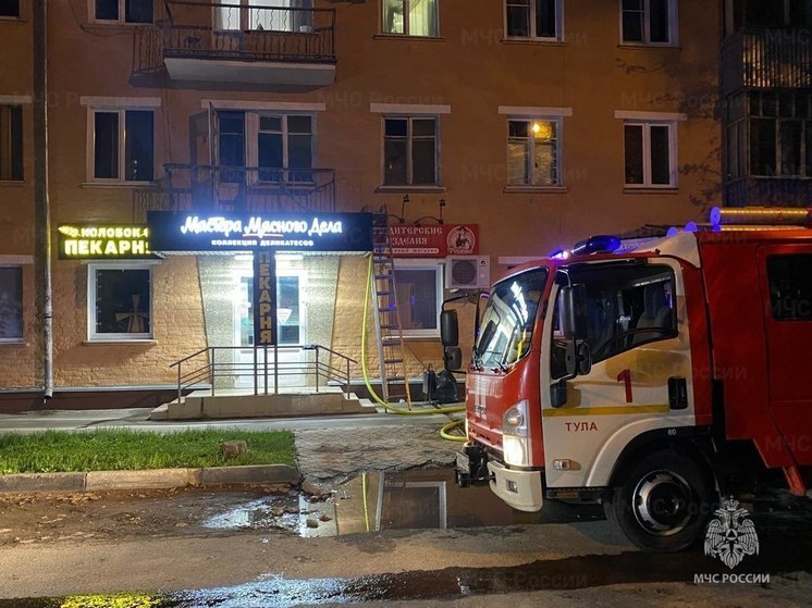 В Туле произошел пожар в квартире, пострадал мужчина