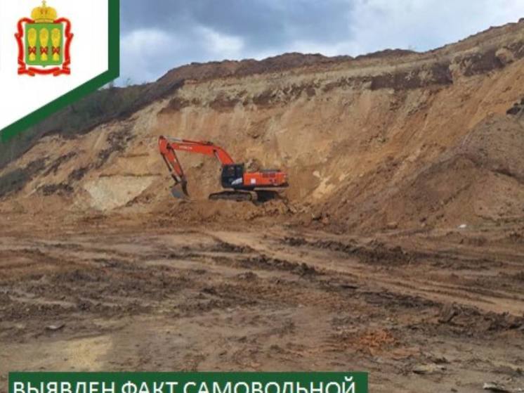 В Пензенском селе незаконно добывали песок