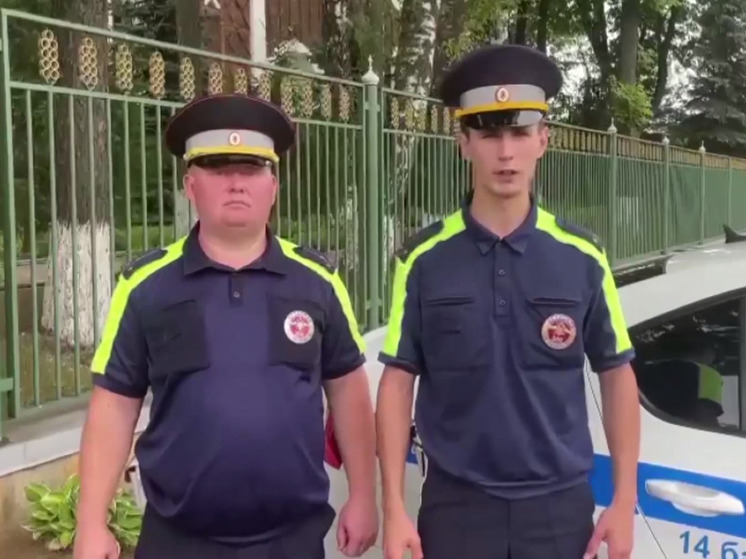 Подмосковные полицейские спасли мужчину, попавшего в беду на трассе