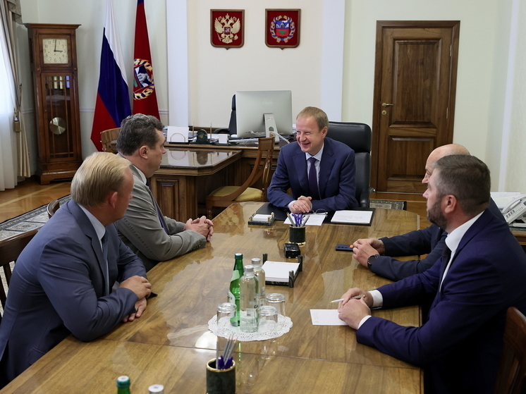 Губернатор Алтайского края Виктор Томенко встретился с Владимиром Соловьевым