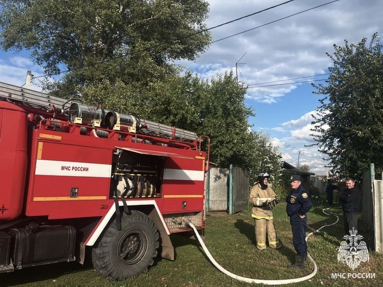 В Саракташском районе на пожаре погиб человек