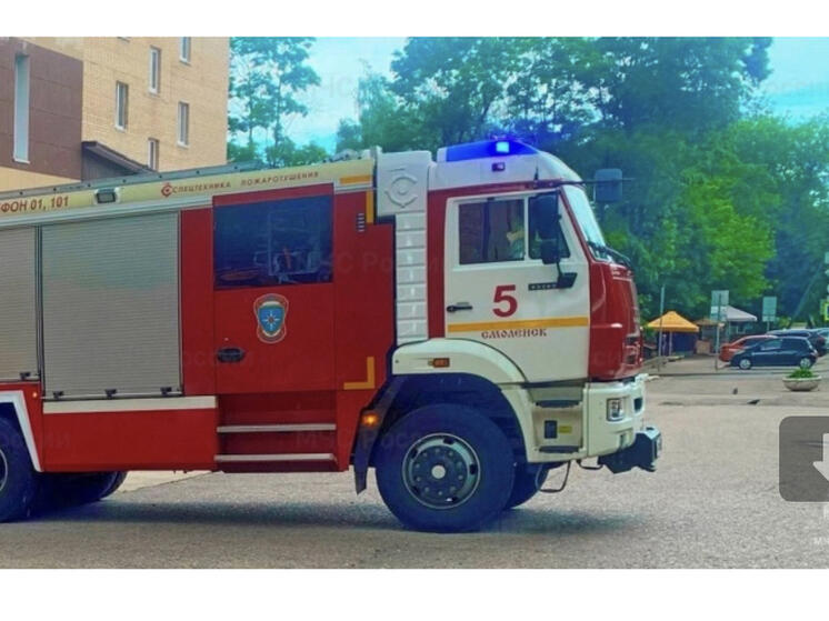 В Смоленске на Бакунина произошло возгорание квартиры