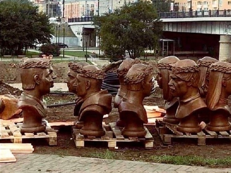 В Омске готовят площадки для новых бюстов на Аллее олимпийцев