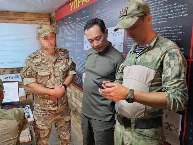 Глава Якутии Айсен Николаев оценил подготовку бойцов в школе подготовки операторов БПЛА в ДНР
