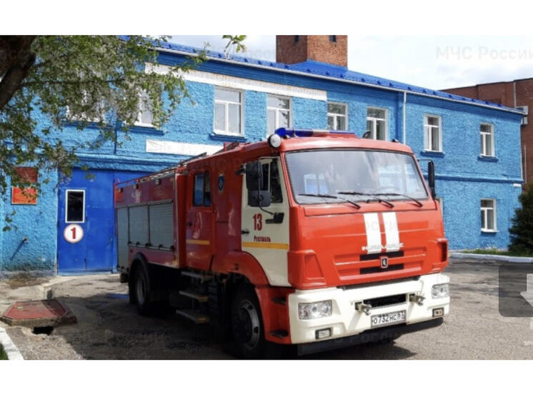 В Рославльском районе произошло возгорание бани