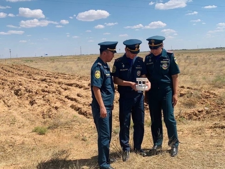 В районе Калмыкии прошел мониторинг пожароопасной обстановки