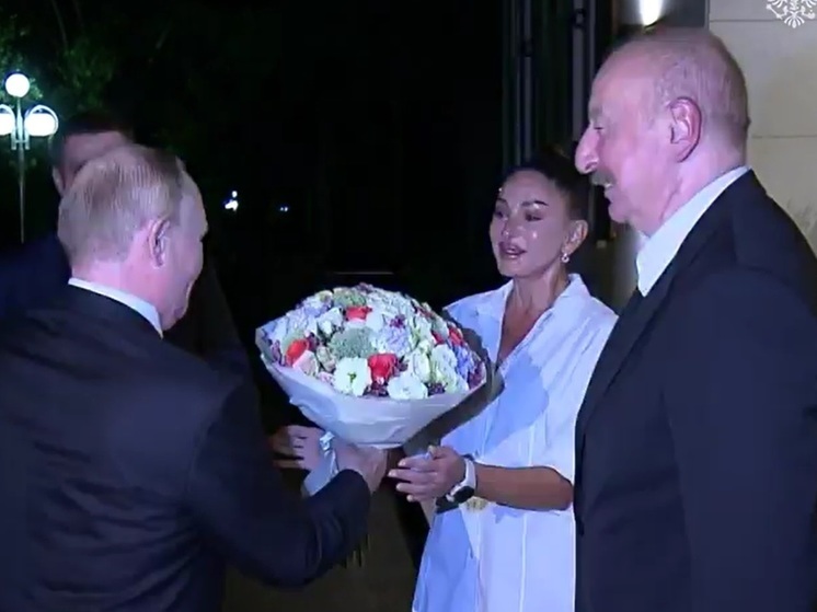 Путин и Алиев неформально поужинали в резиденции "Зугульба"