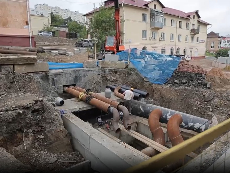 Ремонт труб сетей отопления и водоснабжения начался во Владивостоке